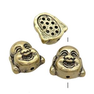 Tibetan Style Buddha Beads Zinc Antique Gold, approx 18.5mm