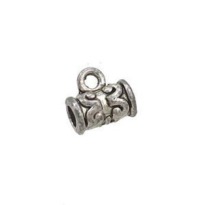 Tibetan Style Zinc Hanger Bail Antique Silver, approx 4.5-7.5mm, 2.5mm hole