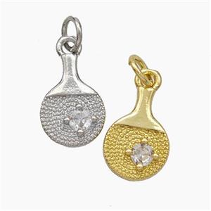 Wine Bags Charms Copper Pendant Pave Zirconia Mixed, approx 8-15mm