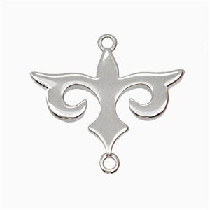 Totem Symbols Charms Copper Connector Platinum Plated, approx 14-20mm