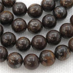 round Bronzite Beads, approx 4mm dia