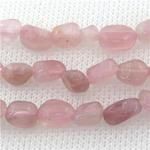 Pink Madagascar Rose Quartz Beads Chip, approx 5-8mm