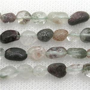 Green Chlorite Quartz Beads Chip Freeform Green, approx 5-8mm