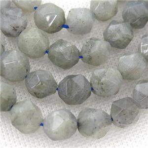 Labradorite Beads, faceted round, approx 10mm dia