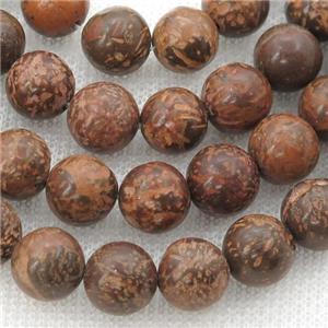 round Firework Jasper Beads, approx 8mm dia