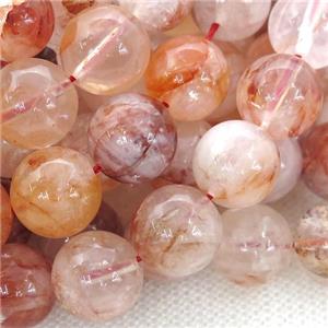 red Iron Quartz Beads, round, approx 10mm dia