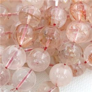 red Iron Quartz Beads, round, approx 10mm dia