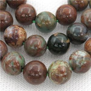 South African Turquoise Beads, round, approx 8mm dia