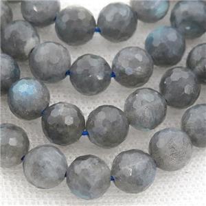 faceted round Labradorite Beads, approx 4mm dia