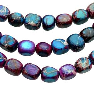 Multicolor Imperial Jasper Beads Freeform, approx 5-7mm