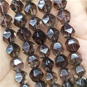 Smoky Quartz Beads Round Cut, approx 9-10mm