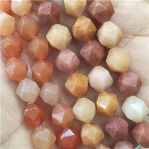 Red Aventurine Beads Cut Round, approx 9-10mm