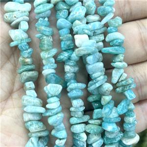 Green Amazonite Beads Chip Freeform, approx 5-8mm, 32inch length