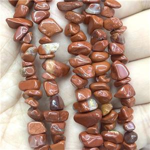 Red Jasper Beads Chip Freeform, approx 5-8mm, 32inch length