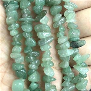 Green Aventurine Beads Chip Freeform, approx 5-8mm, 32inch length