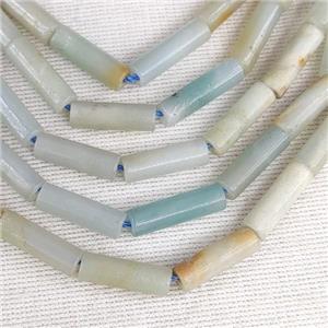 Amazonite Tube Beads, approx 4x13mm