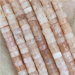 Pink Aventurine Heishi Beads, approx 4mm