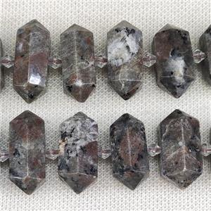 Flame Jasper Yooperlite Beads Bullet, approx 12-30mm