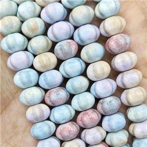 Multicolor Alashan Agate Beads Pumpkin, approx 10mm