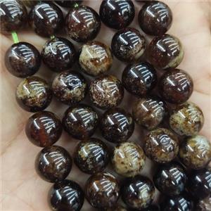 Natural Garnet Beads Smooth Round, approx 8mm dia