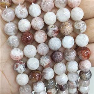 Natural Gold Sunstone Beads Smooth Round B-Grade, approx 8mm dia