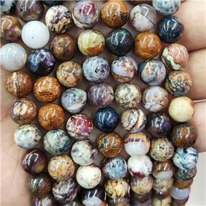 Natural Pietersite Jasper Beads Smooth Round, approx 10mm dia