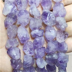 Natural Purple Amethyst Nugget Beads Freeform, approx 12-20mm