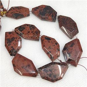 Natural Autumn Jasper Slice Beads, approx 20-38mm