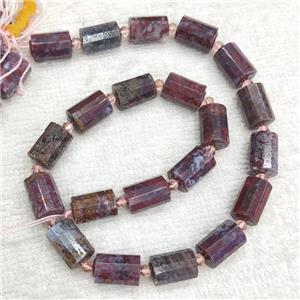 Natural Pietersite Jasper Beads Column, approx 10-14mm