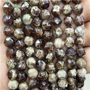 Natural Green Garnet Beads Cut Round, approx 7-8mm