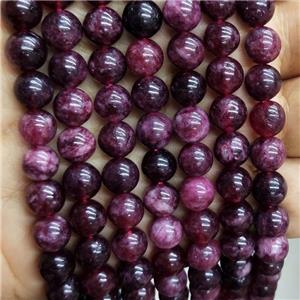 Red Jade Beads Dye Smooth Round, approx 10mm dia