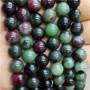 Green Jade Beads Dye Smooth Round, approx 8mm dia