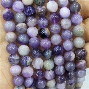 Purple Sugilite Beads Dye Smooth Round, approx 10mm dia