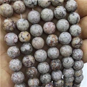 Maifanite Jasper Beads Gray Smooth Round, approx 10mm dia