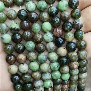 Natural Green Opal Beads Smooth Round, approx 8mm dia