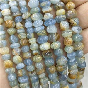 Natural Blue Calcite Beads Chips Freeform, approx 9-11mm