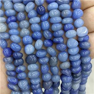 Natural Blue Aventurine Beads Chips Freeform, approx 6-9mm