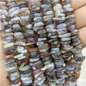 Natural Botswana Agate Beads Chips Freeform, approx 7-11mm