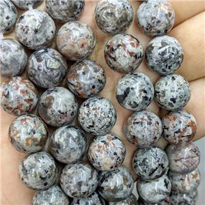 Natural Yooperlite Flame Jasper Beads Smooth Round, approx 10mm dia