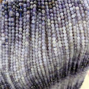 Natural Iolite Beads Blue Faceted Round, approx 4mm