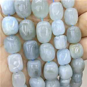 Natural Blue Aquamarine Beads Nugget Freeform, approx 12-15mm