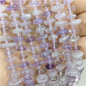 Natural Amethyst Chip Beads Freeform Lt.purple, approx 9-12mm