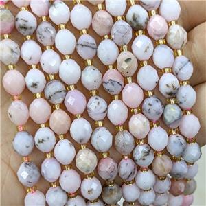 Natural Pink Opal Beads Faceted Rice, approx 6-8mm