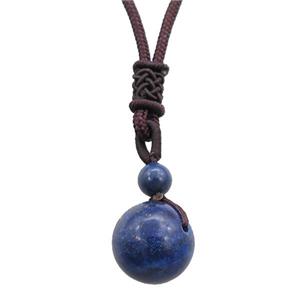 lapis necklace, approx 16mm, 3mm