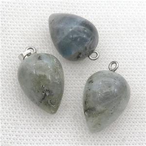 Labradorite Pendulum Pendant, approx 15-20mm