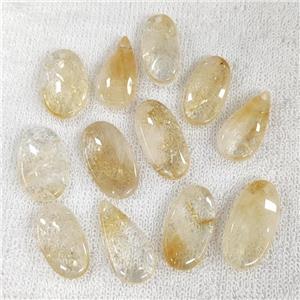 Citrine Pendant Mix Shape, approx 15-30mm