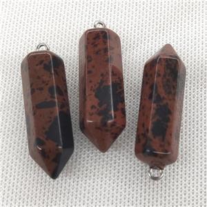 Natural Autumn Jasper Bullet Pendant, approx 15-45mm