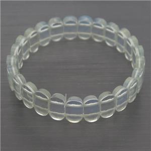 Oplite Bracelet, stretchy, approx 8x14mm, 58mm dia