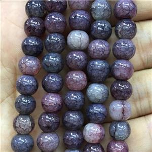 Crackle Glass round Beads, approx 10mm dia