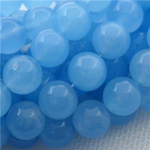 blue Spong Jade Beads, round, approx 12mm dia